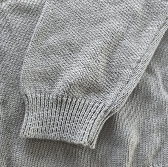 Eddie Bauer Sweater Men Sz L Green  Long Sleeve Crew Neck Knit Pullover - Picture 6 of 12